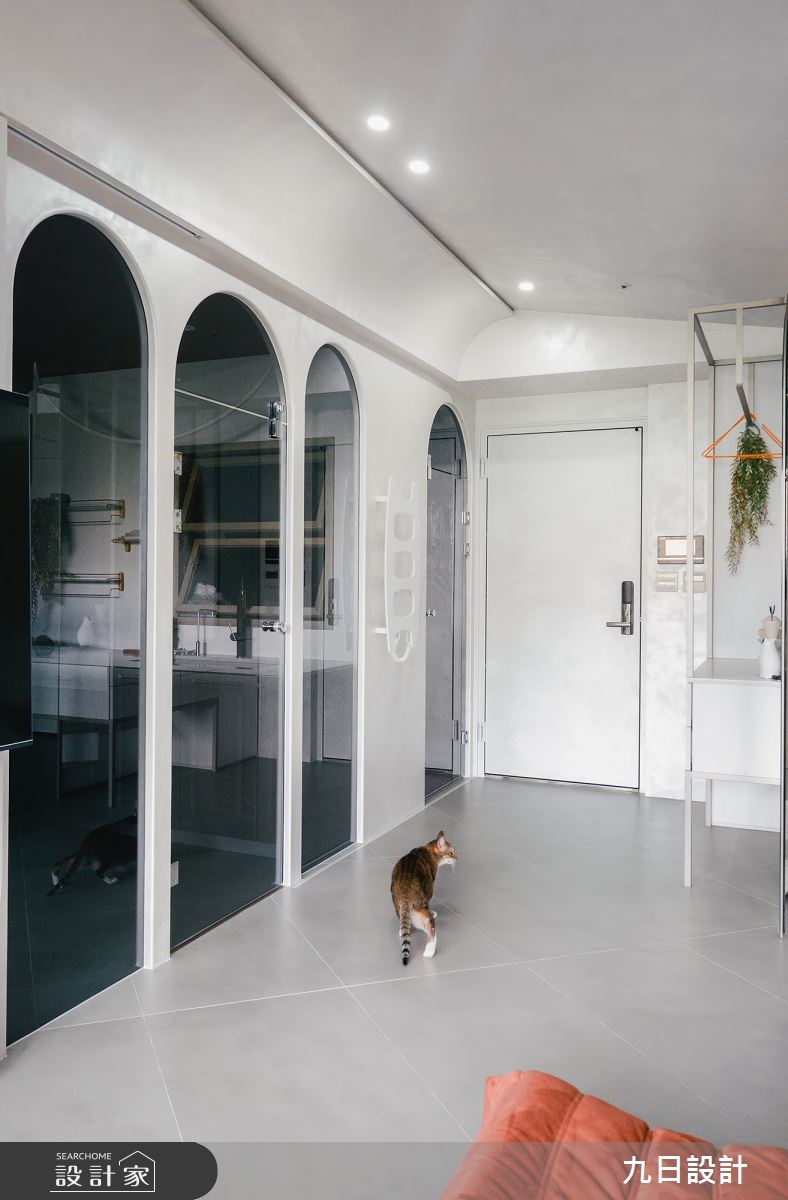 15坪新成屋(5年以下)＿現代風玄關客廳案例圖片＿九日室內裝修設計＿九日_60之2