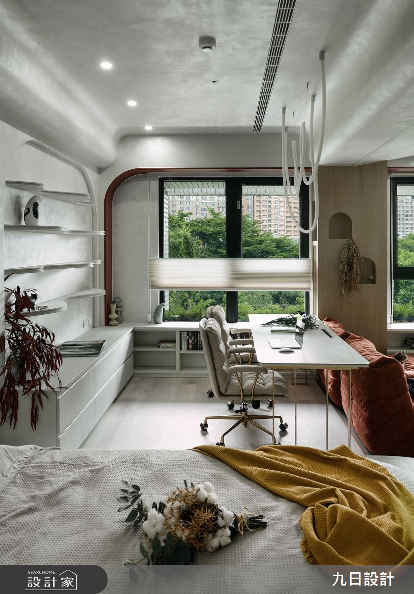 15坪新成屋(5年以下)＿現代風臥室書房案例圖片＿九日室內裝修設計＿九日_60之16