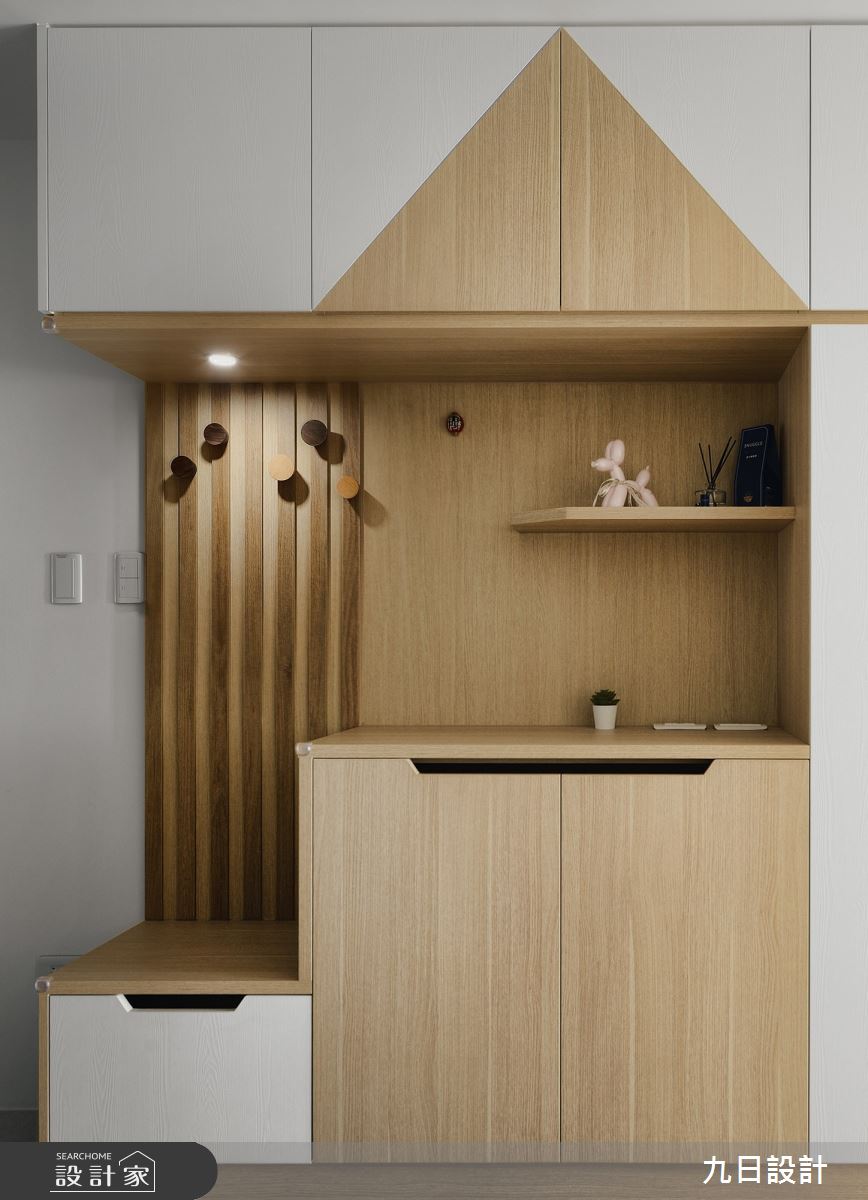 16坪新成屋(5年以下)＿北歐風玄關案例圖片＿九日室內裝修設計＿九日_61之2