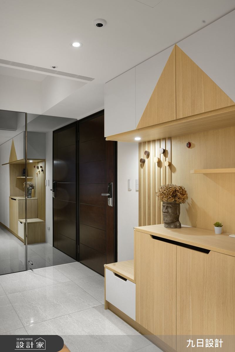 16坪新成屋(5年以下)＿北歐風玄關案例圖片＿九日室內裝修設計＿九日_61之1