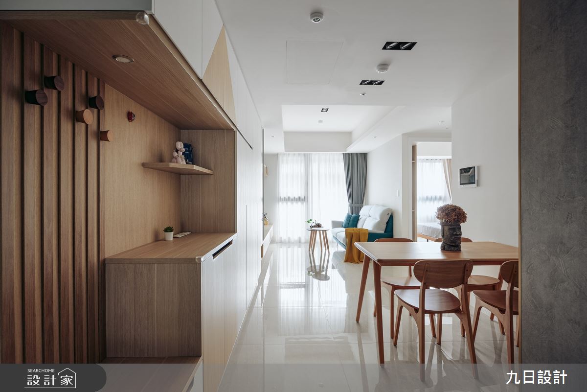 16坪新成屋(5年以下)＿北歐風玄關餐廳案例圖片＿九日室內裝修設計＿九日_61之4