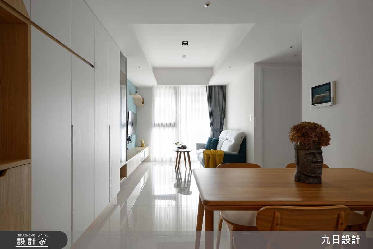 16坪新成屋(5年以下)＿北歐風客廳餐廳案例圖片＿九日室內裝修設計＿九日_61之5