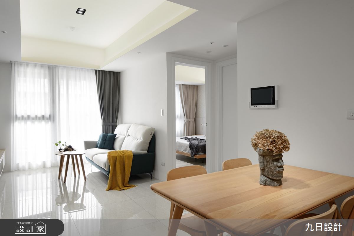 16坪新成屋(5年以下)＿北歐風客廳餐廳案例圖片＿九日室內裝修設計＿九日_61之10