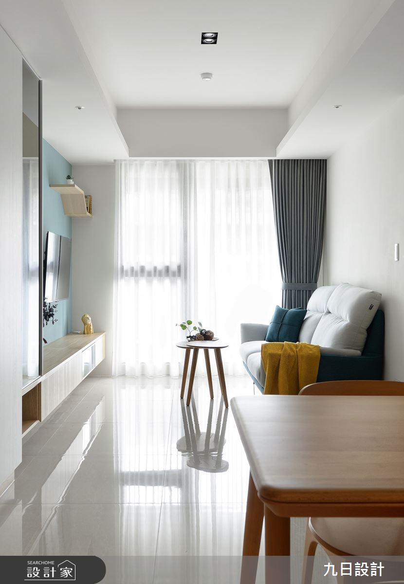 16坪新成屋(5年以下)＿北歐風客廳餐廳案例圖片＿九日室內裝修設計＿九日_61之11