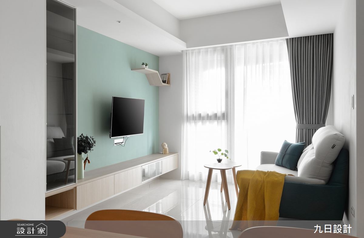 16坪新成屋(5年以下)＿北歐風客廳案例圖片＿九日室內裝修設計＿九日_61之9
