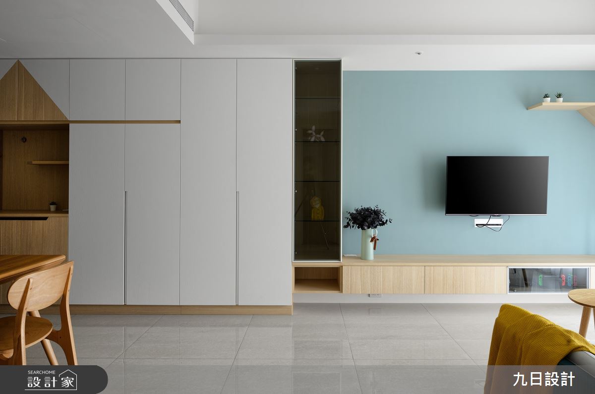 16坪新成屋(5年以下)＿北歐風客廳案例圖片＿九日室內裝修設計＿九日_61之13