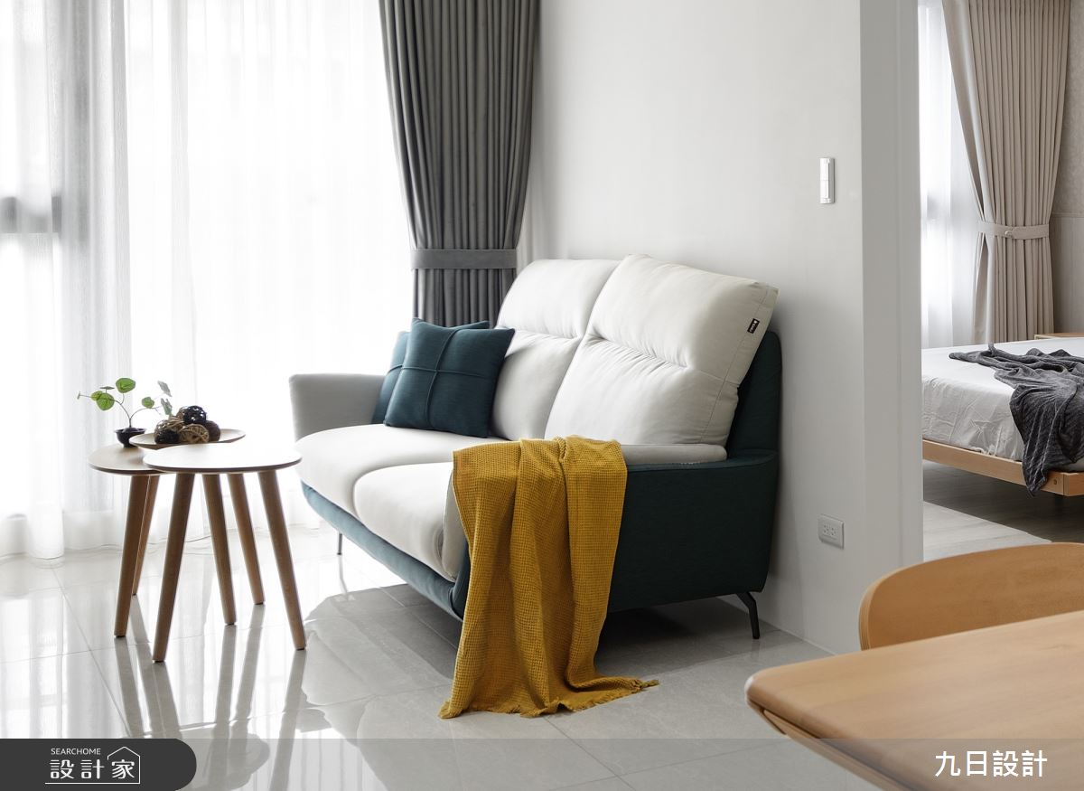 16坪新成屋(5年以下)＿北歐風客廳案例圖片＿九日室內裝修設計＿九日_61之16