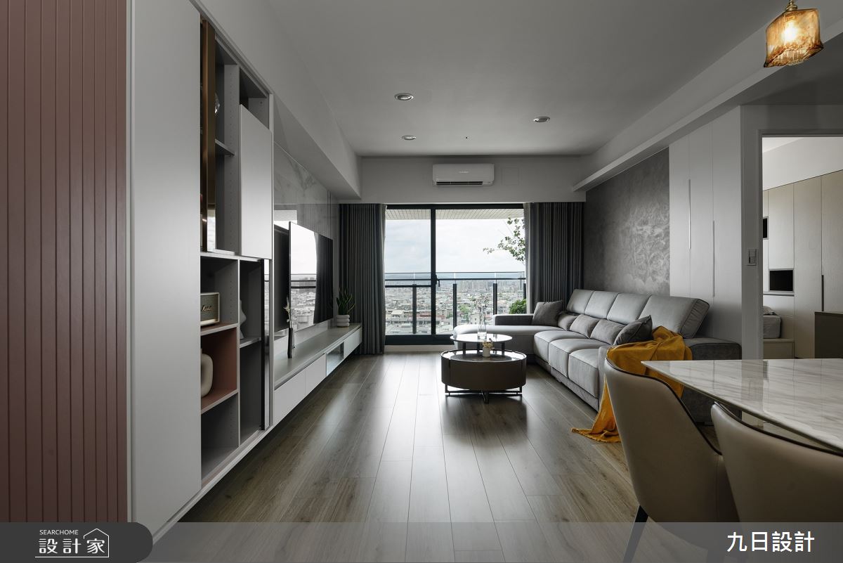 30坪新成屋(5年以下)＿現代風客廳餐廳案例圖片＿九日室內裝修設計＿九日_62之5
