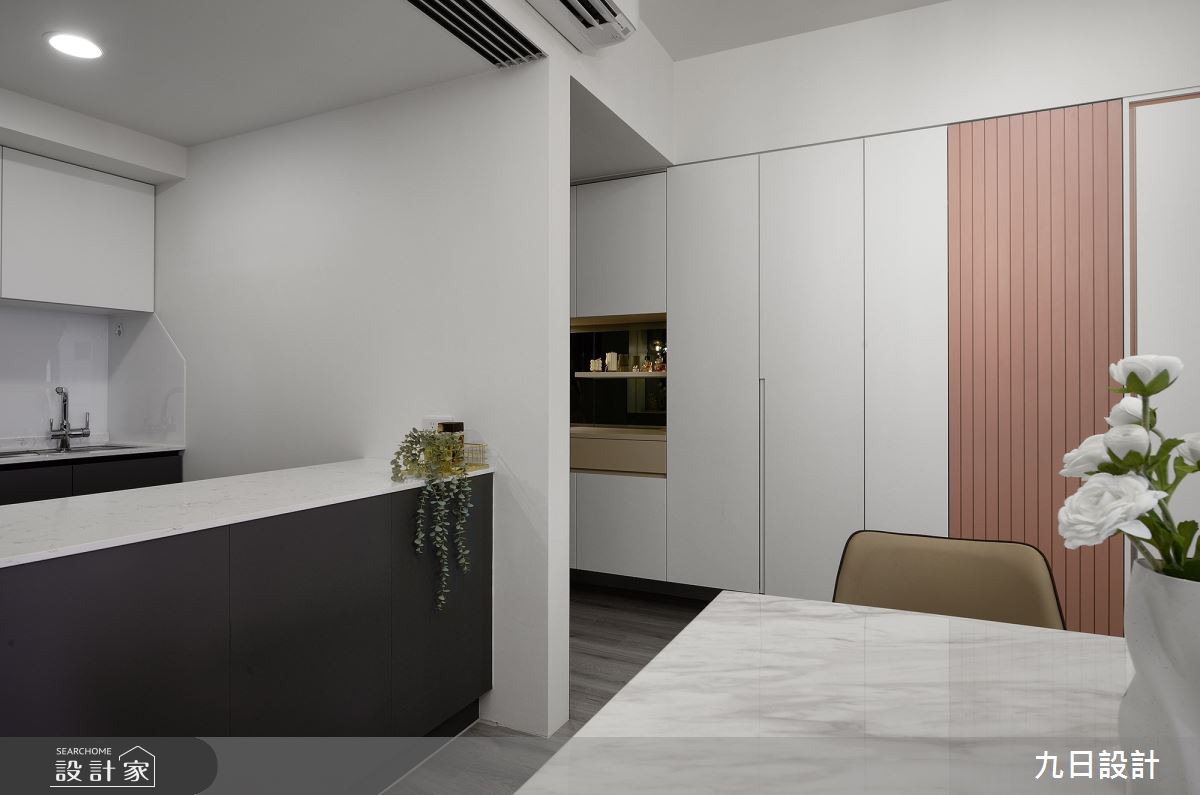 30坪新成屋(5年以下)＿現代風玄關餐廳廚房案例圖片＿九日室內裝修設計＿九日_62之9