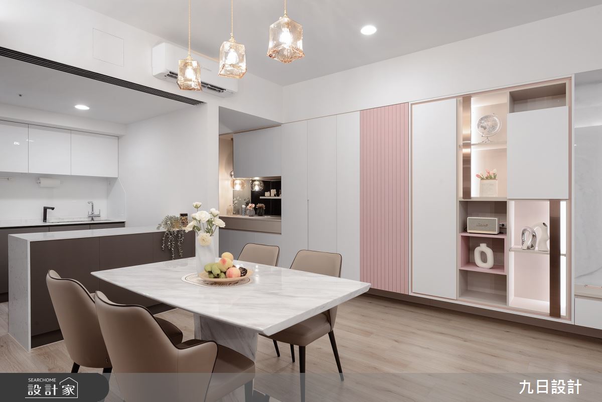30坪新成屋(5年以下)＿現代風玄關餐廳廚房案例圖片＿九日室內裝修設計＿九日_62之11