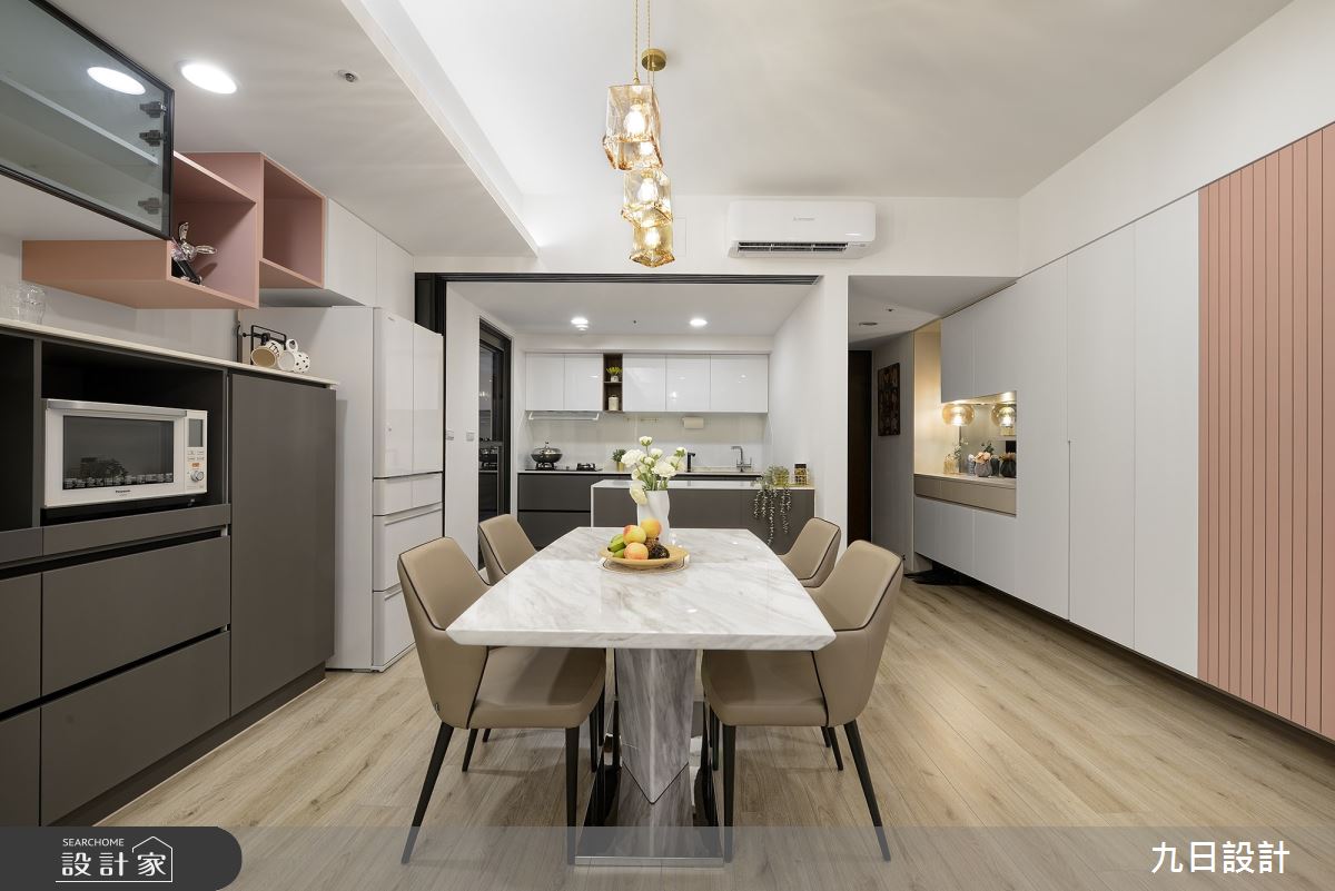 30坪新成屋(5年以下)＿現代風玄關餐廳廚房案例圖片＿九日室內裝修設計＿九日_62之12