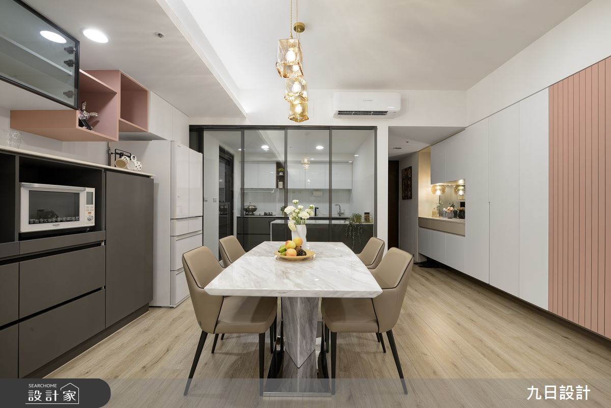 30坪新成屋(5年以下)＿現代風玄關餐廳廚房案例圖片＿九日室內裝修設計＿九日_62之13