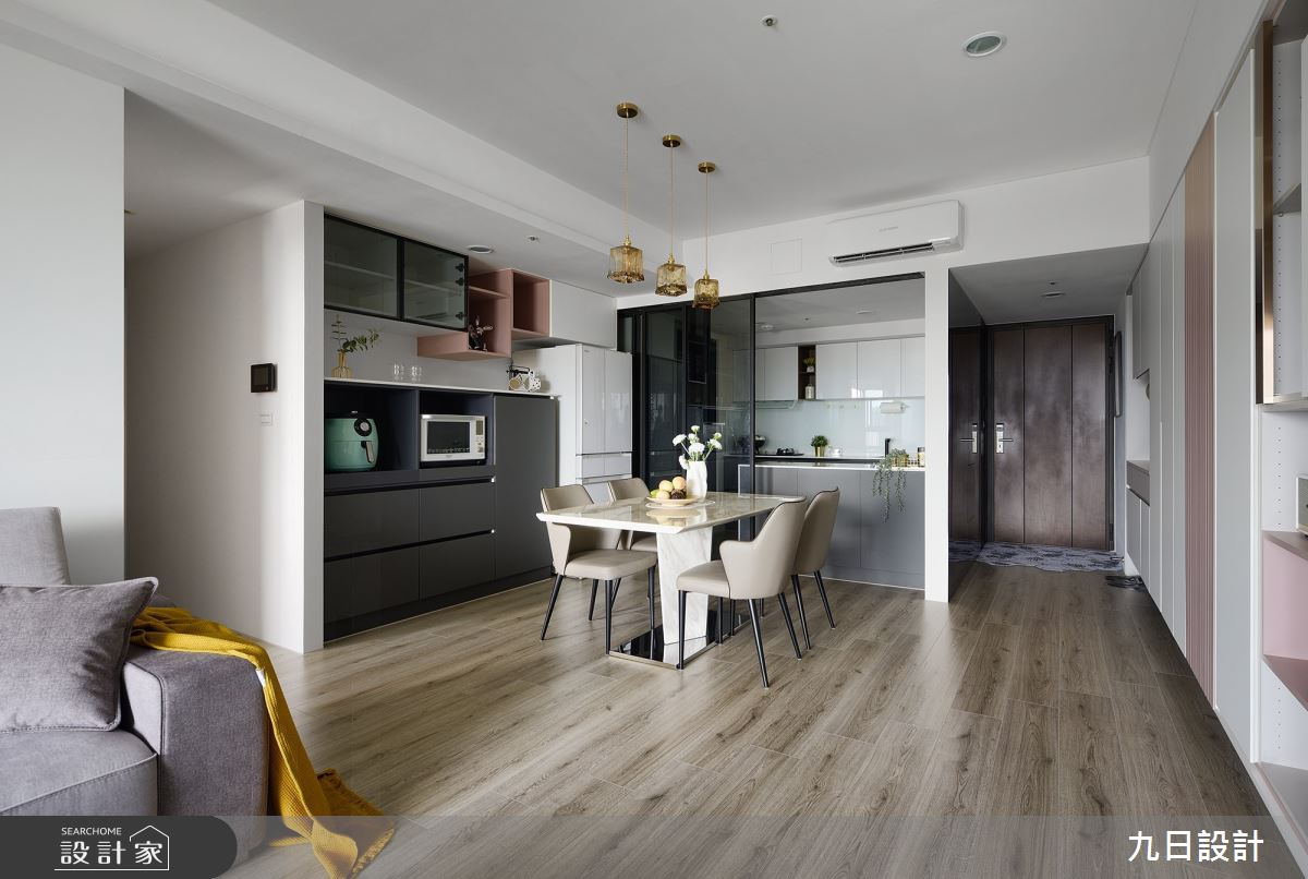 30坪新成屋(5年以下)＿現代風玄關餐廳廚房案例圖片＿九日室內裝修設計＿九日_62之15
