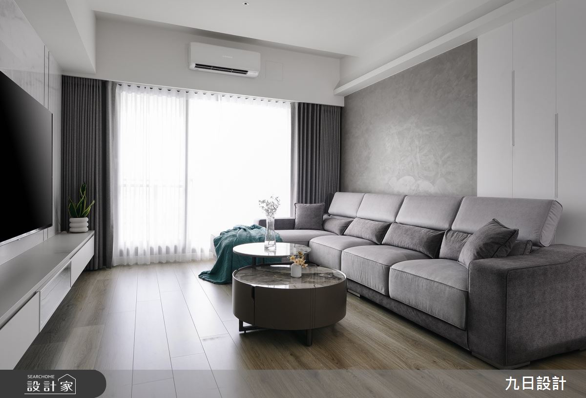 30坪新成屋(5年以下)＿現代風客廳案例圖片＿九日室內裝修設計＿九日_62之20