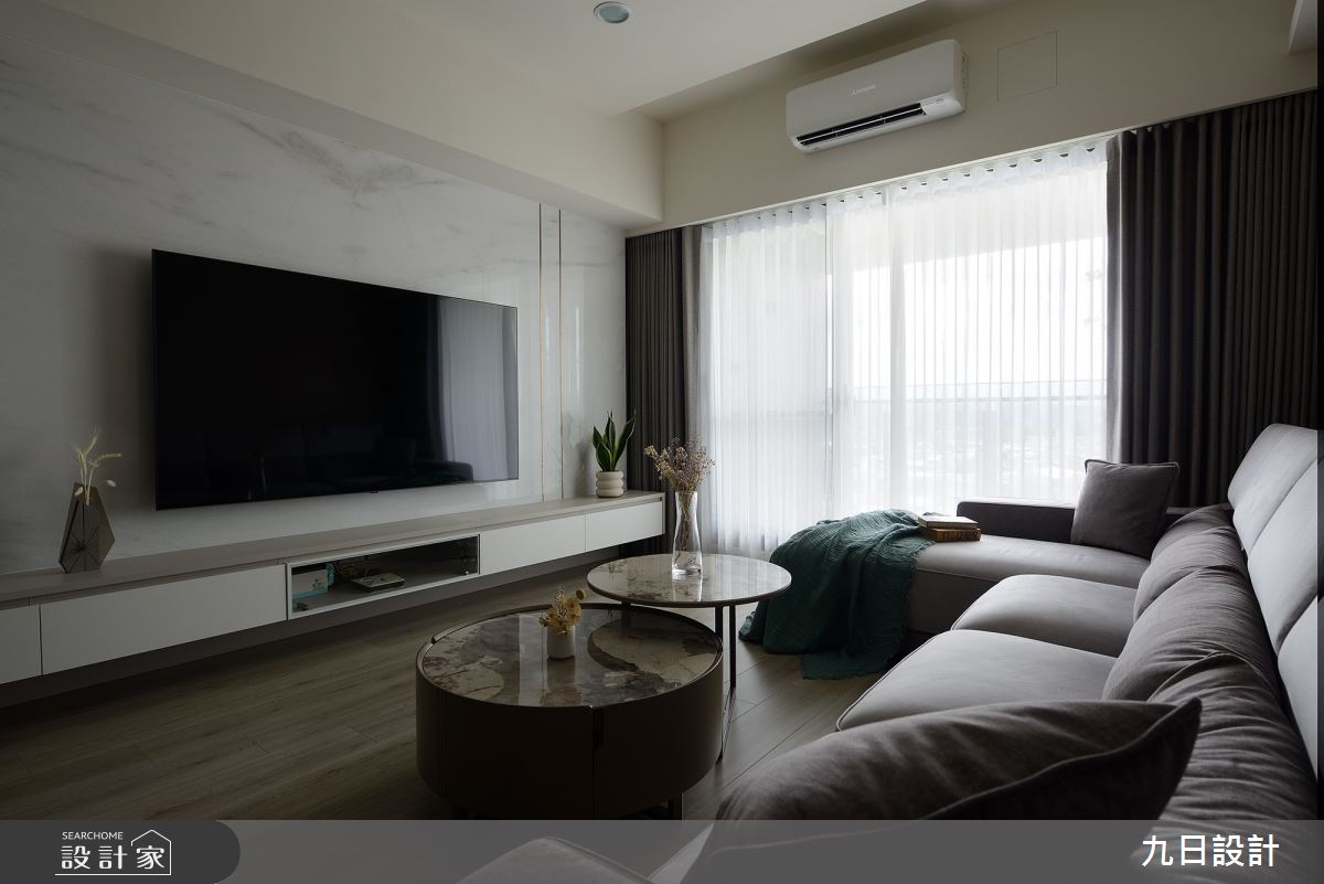 30坪新成屋(5年以下)＿現代風客廳案例圖片＿九日室內裝修設計＿九日_62之21