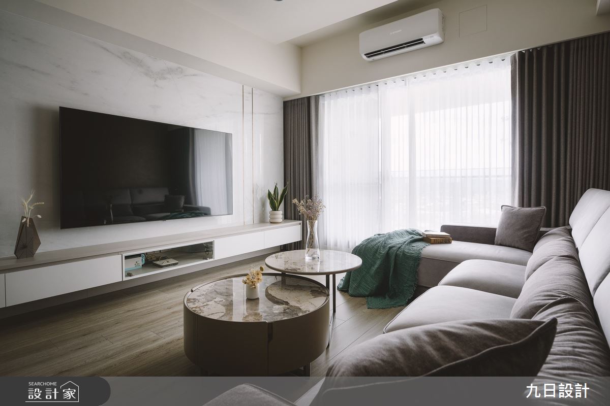 30坪新成屋(5年以下)＿現代風客廳案例圖片＿九日室內裝修設計＿九日_62之22