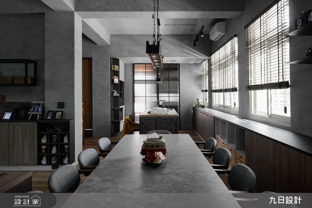 50坪老屋(16~30年)＿工業風餐廳案例圖片＿九日室內裝修設計＿九日_63之3