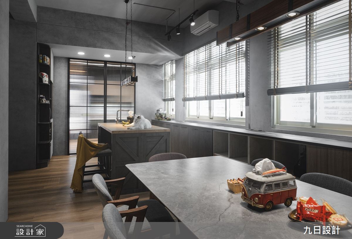 50坪老屋(16~30年)＿工業風餐廳案例圖片＿九日室內裝修設計＿九日_63之5