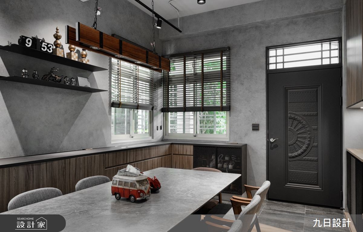 50坪老屋(16~30年)＿工業風餐廳案例圖片＿九日室內裝修設計＿九日_63之1