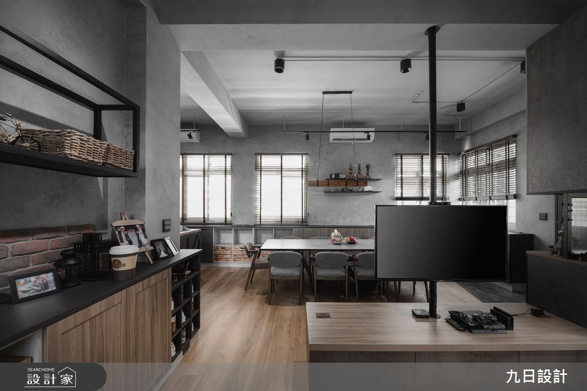 50坪老屋(16~30年)＿工業風餐廳案例圖片＿九日室內裝修設計＿九日_63之6