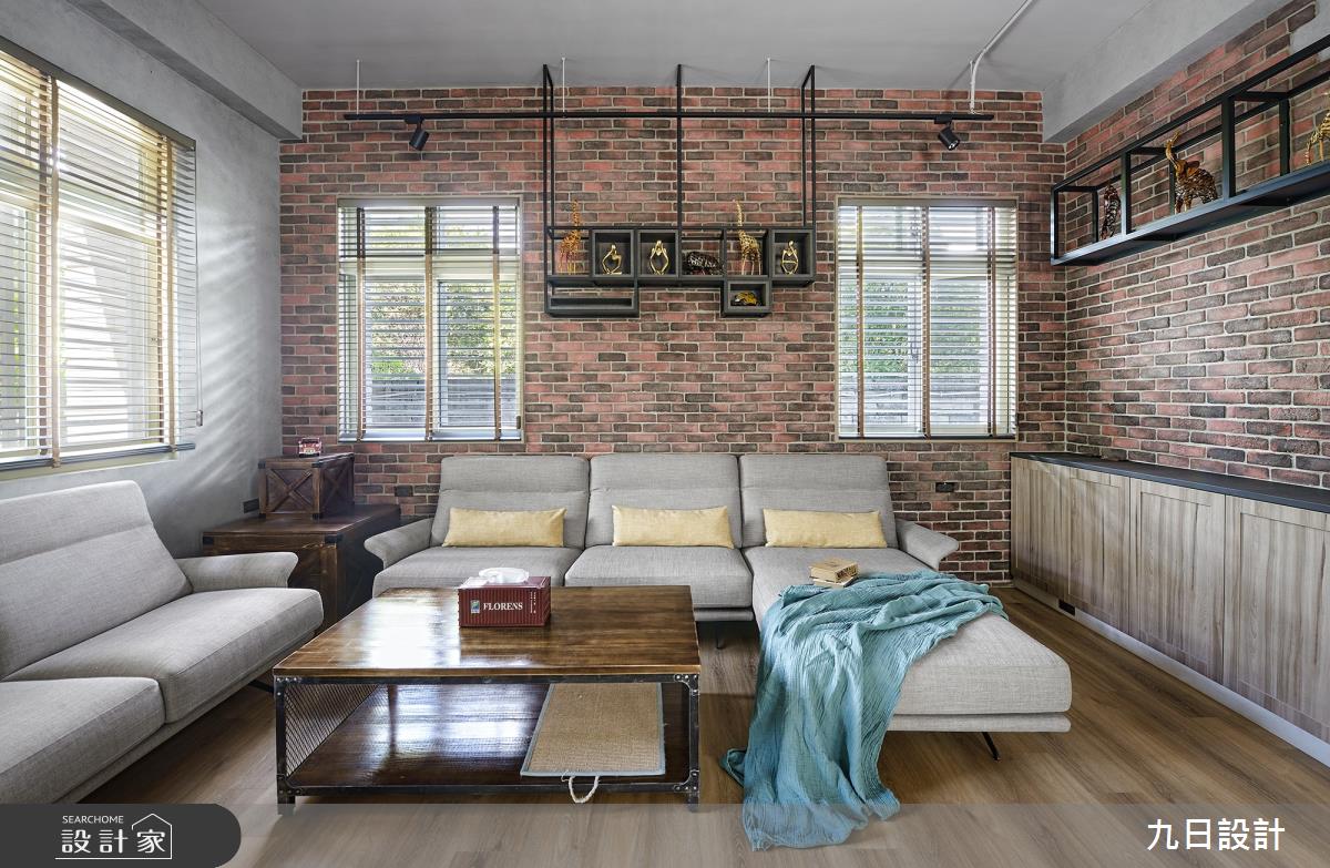 50坪老屋(16~30年)＿工業風客廳案例圖片＿九日室內裝修設計＿九日_63之9