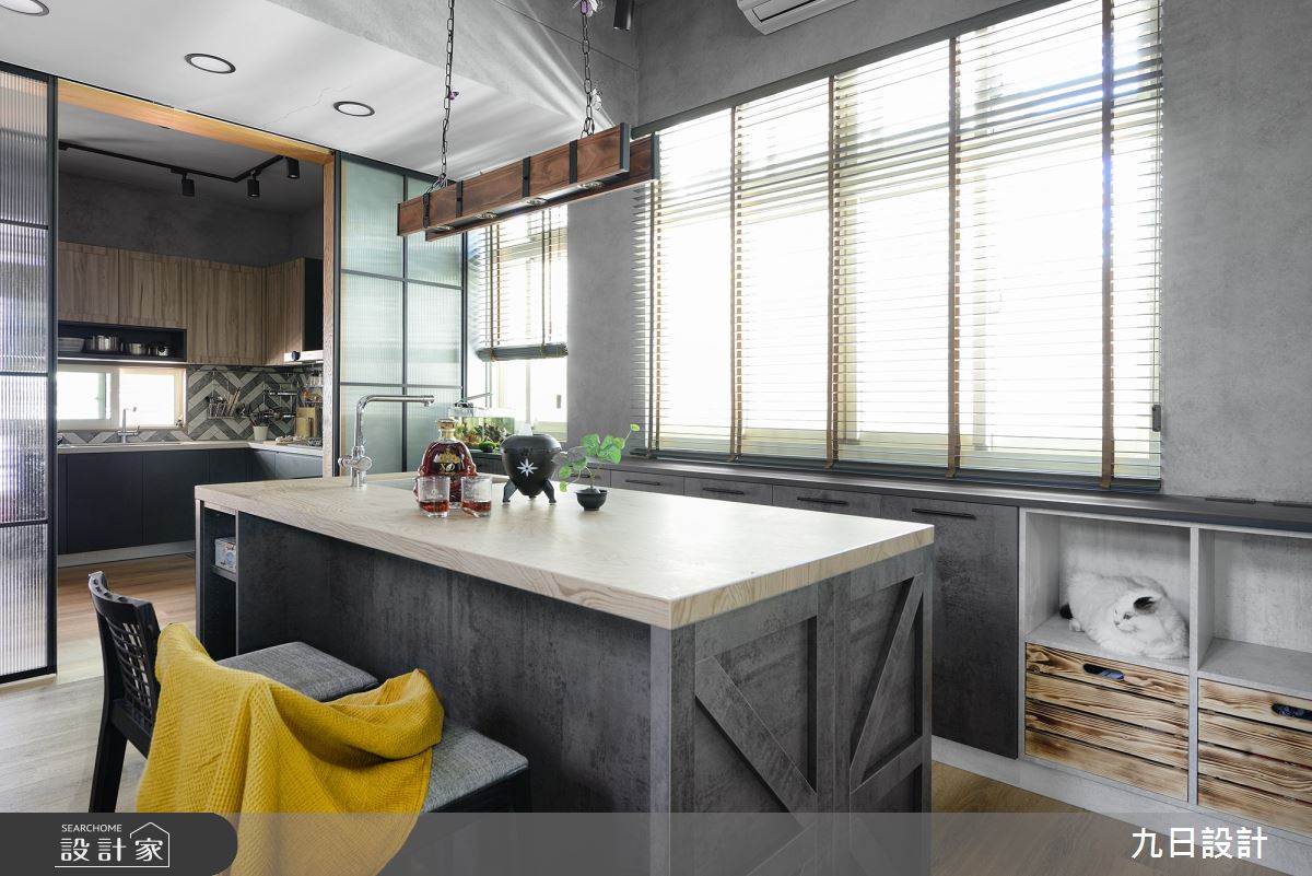 50坪老屋(16~30年)＿工業風餐廳案例圖片＿九日室內裝修設計＿九日_63之17