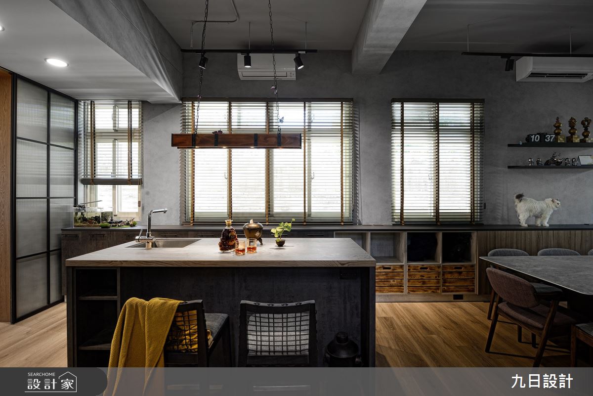 50坪老屋(16~30年)＿工業風餐廳案例圖片＿九日室內裝修設計＿九日_63之16