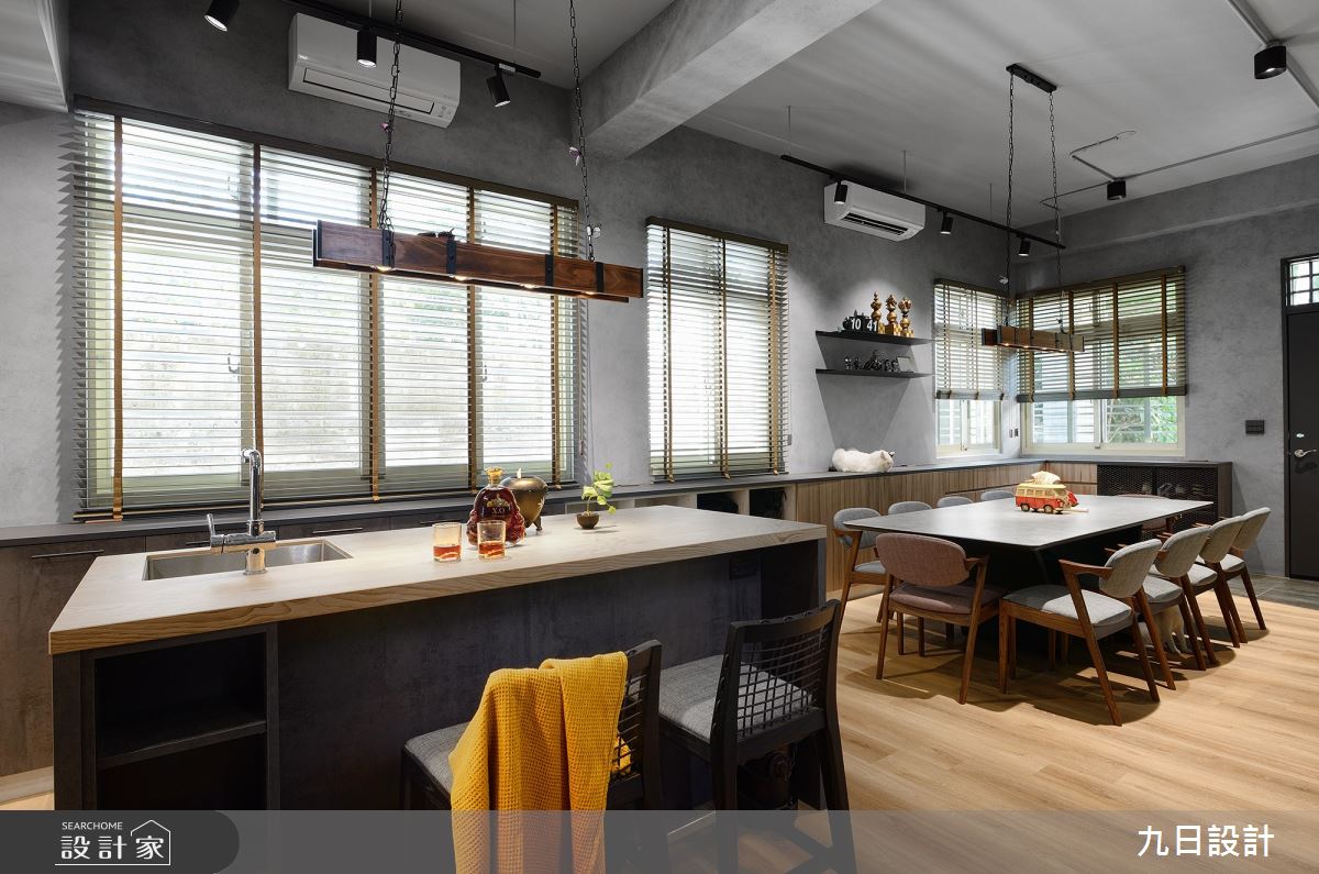 50坪老屋(16~30年)＿工業風餐廳案例圖片＿九日室內裝修設計＿九日_63之15