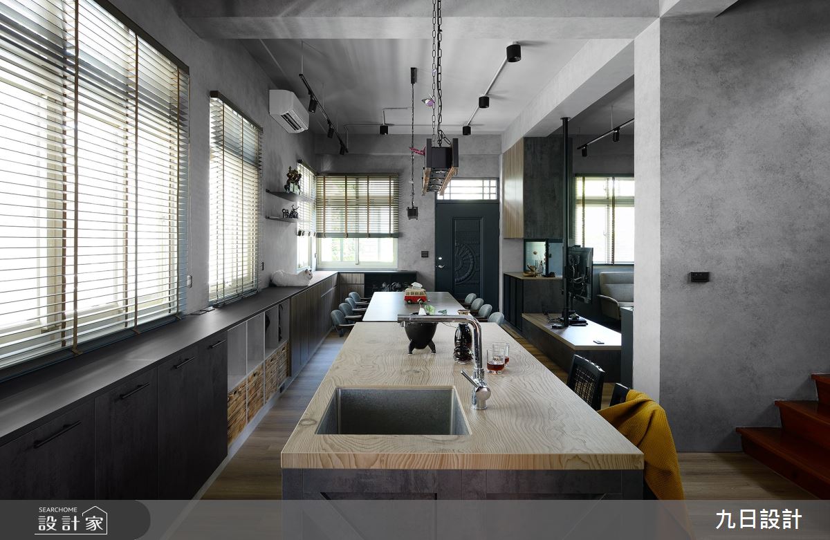 50坪老屋(16~30年)＿工業風餐廳案例圖片＿九日室內裝修設計＿九日_63之2