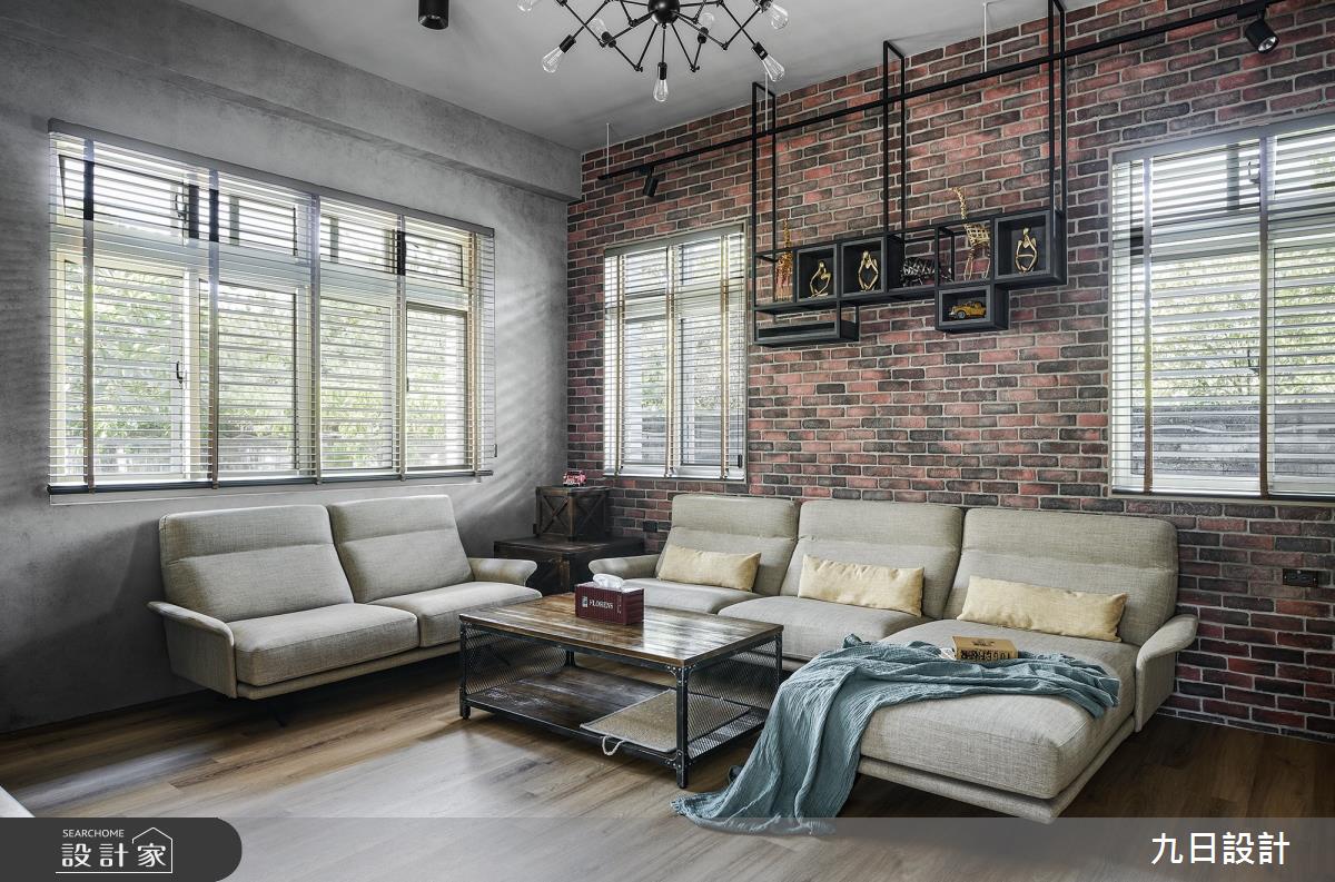 50坪老屋(16~30年)＿工業風客廳案例圖片＿九日室內裝修設計＿九日_63之10