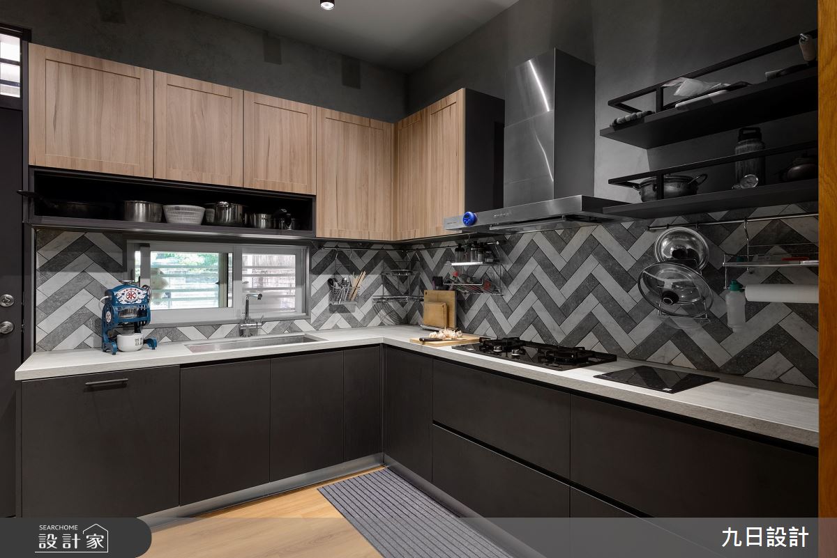 50坪老屋(16~30年)＿工業風廚房案例圖片＿九日室內裝修設計＿九日_63之20