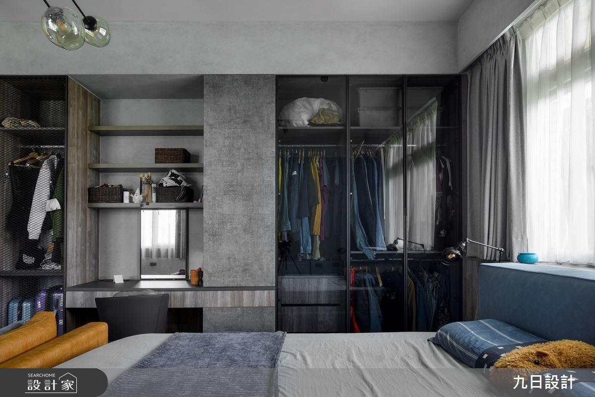 50坪老屋(16~30年)＿工業風臥室案例圖片＿九日室內裝修設計＿九日_63之23