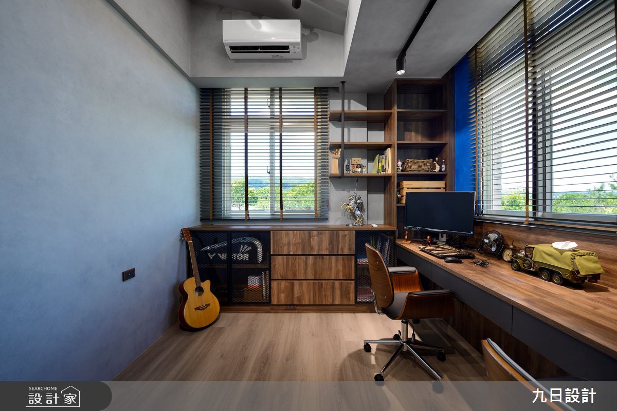 50坪老屋(16~30年)＿工業風書房案例圖片＿九日室內裝修設計＿九日_63之22