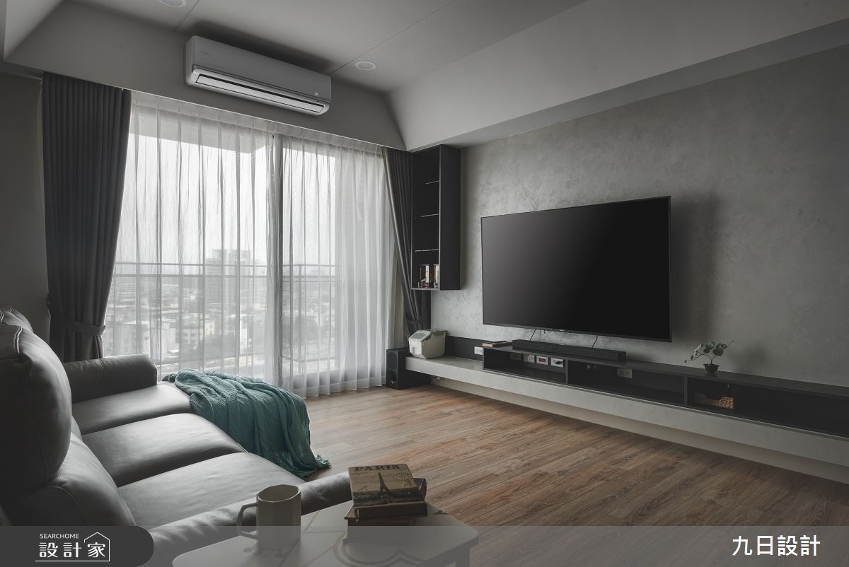 23坪新成屋(5年以下)＿現代風客廳案例圖片＿九日室內裝修設計＿九日_64之10