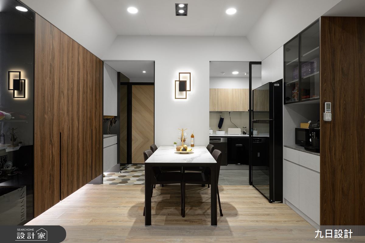 23坪新成屋(5年以下)＿現代風玄關餐廳案例圖片＿九日室內裝修設計＿九日_64之19