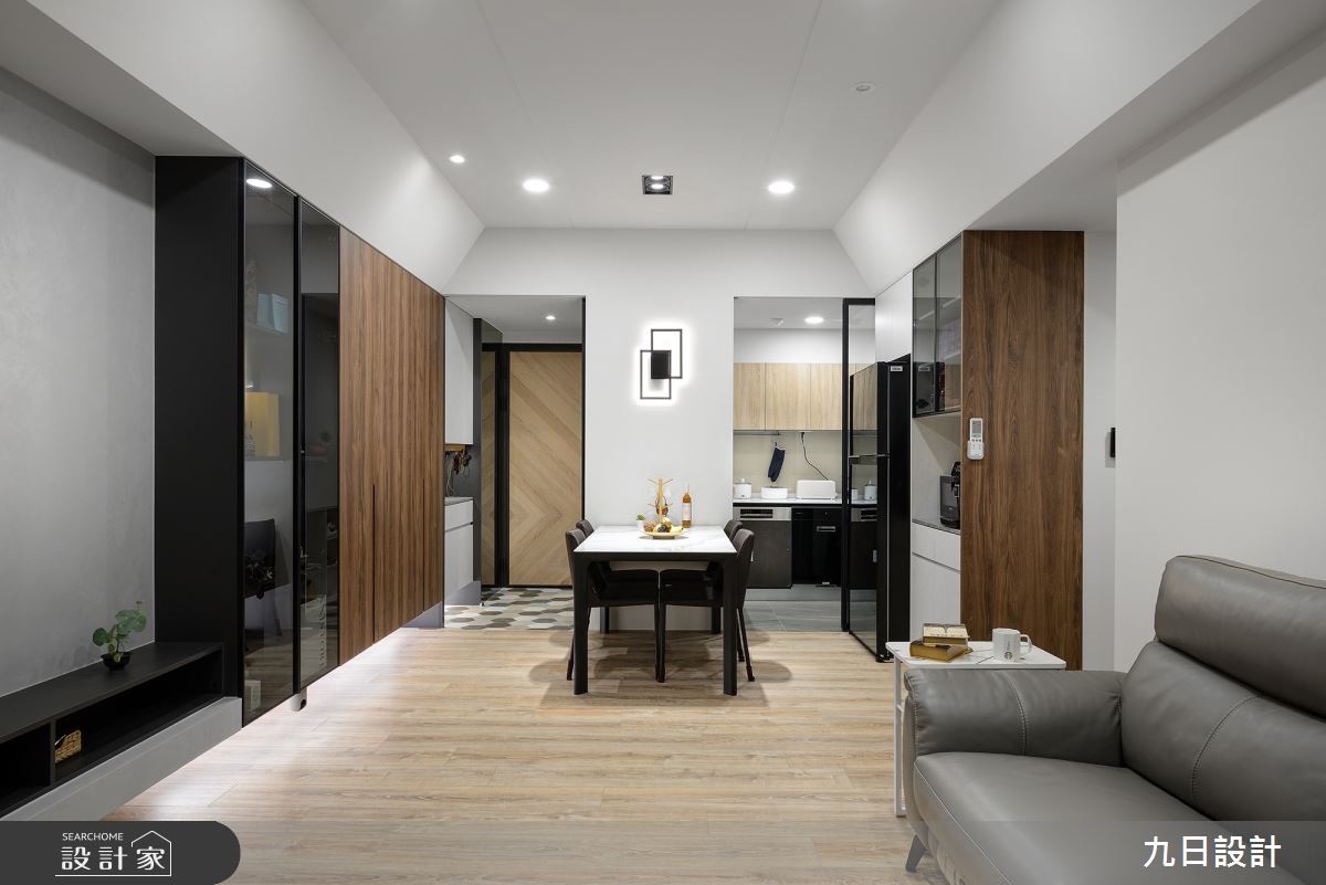 23坪新成屋(5年以下)＿現代風玄關客廳餐廳案例圖片＿九日室內裝修設計＿九日_64之16