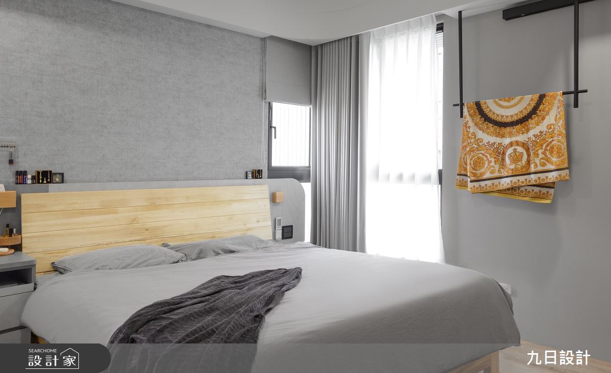 23坪新成屋(5年以下)＿現代風臥室案例圖片＿九日室內裝修設計＿九日_64之26