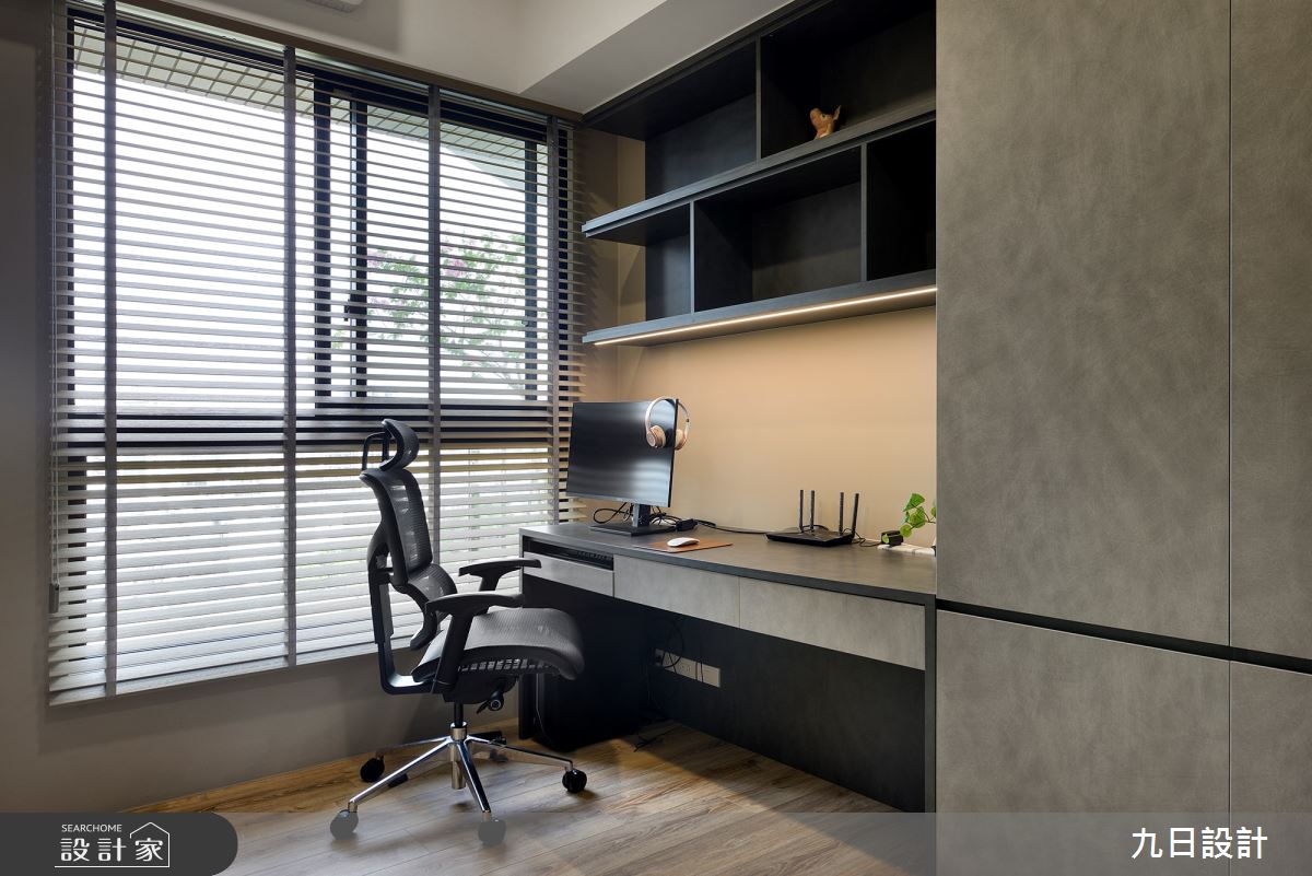 23坪新成屋(5年以下)＿現代風書房案例圖片＿九日室內裝修設計＿九日_64之34