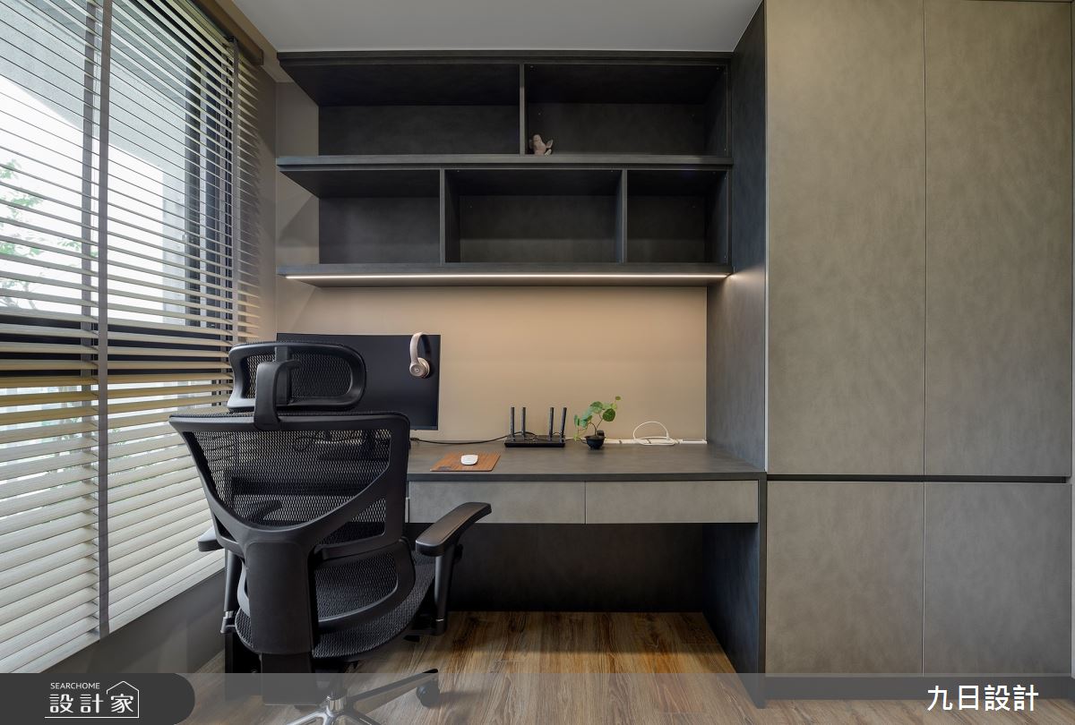 23坪新成屋(5年以下)＿現代風書房案例圖片＿九日室內裝修設計＿九日_64之35