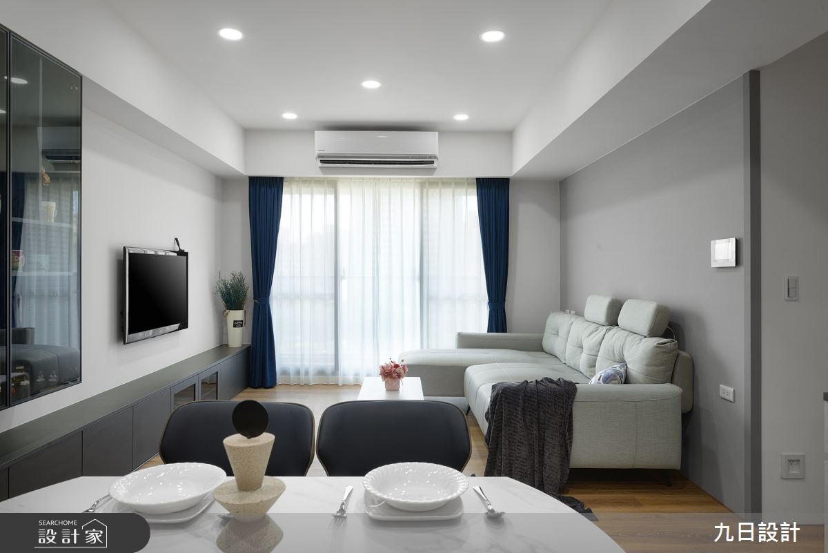 50坪新成屋(5年以下)＿現代風客廳餐廳案例圖片＿九日室內裝修設計＿九日_65之4