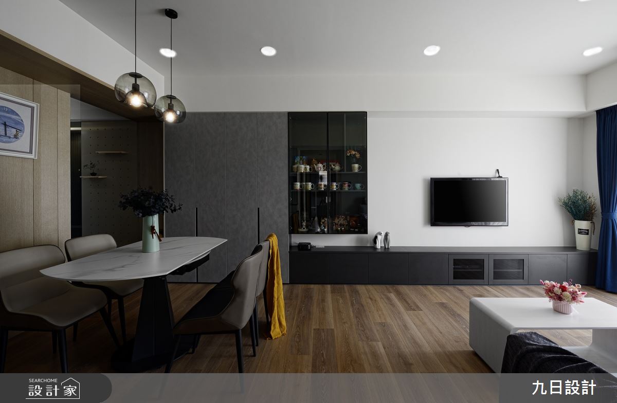 50坪新成屋(5年以下)＿現代風客廳餐廳案例圖片＿九日室內裝修設計＿九日_65之6