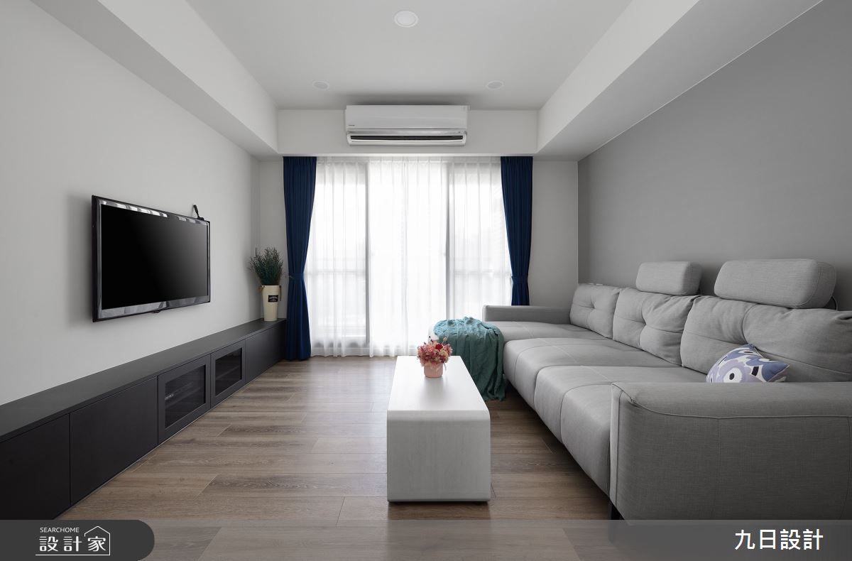 50坪新成屋(5年以下)＿現代風客廳案例圖片＿九日室內裝修設計＿九日_65之7