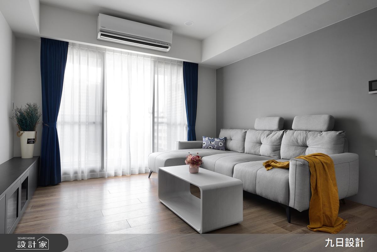50坪新成屋(5年以下)＿現代風客廳案例圖片＿九日室內裝修設計＿九日_65之8
