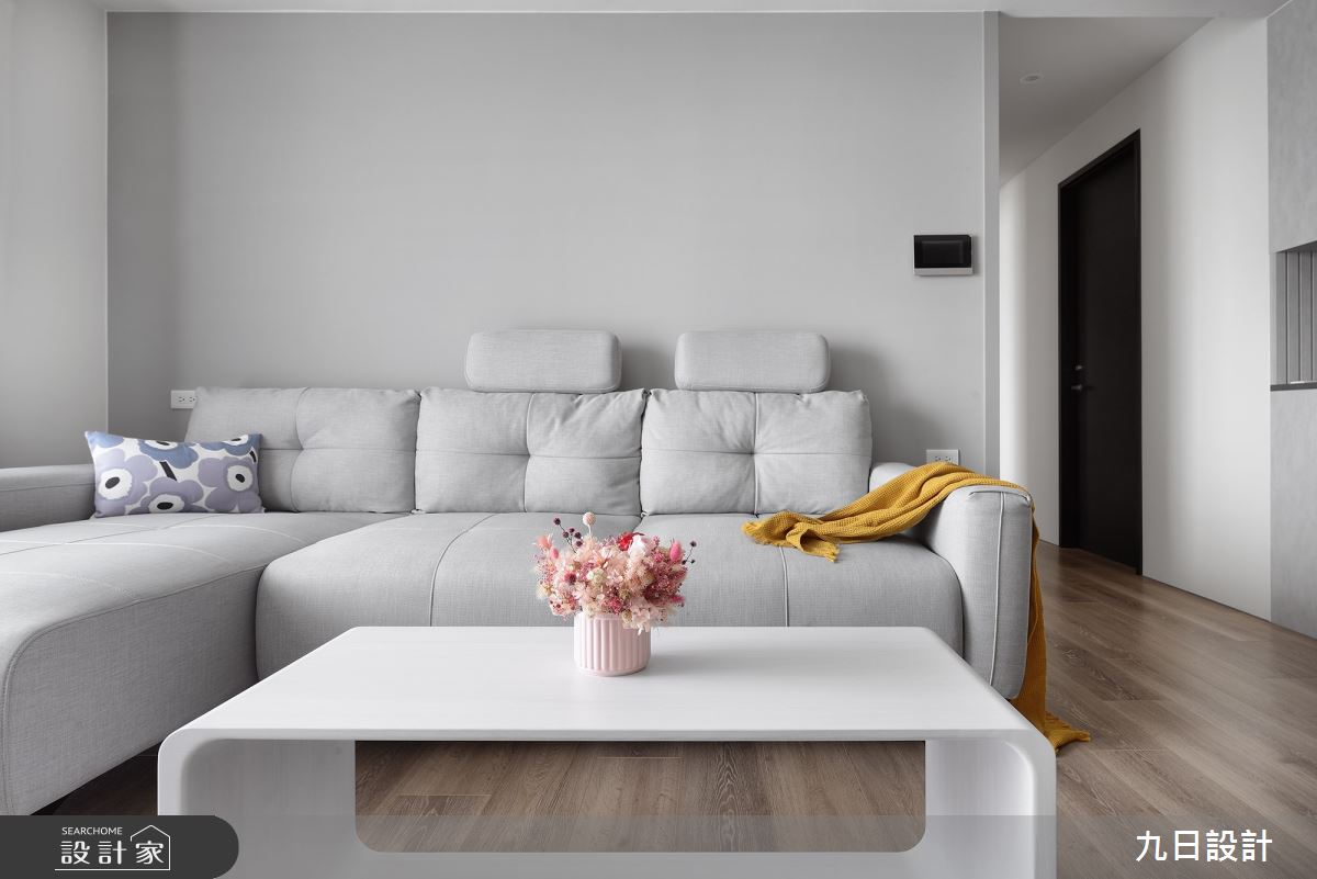 50坪新成屋(5年以下)＿現代風客廳案例圖片＿九日室內裝修設計＿九日_65之9