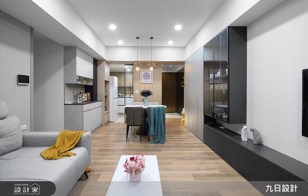 50坪新成屋(5年以下)＿現代風客廳餐廳案例圖片＿九日室內裝修設計＿九日_65之11