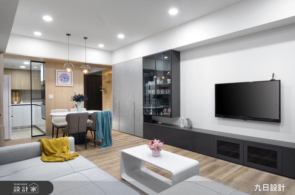 50坪新成屋(5年以下)＿現代風客廳餐廳案例圖片＿九日室內裝修設計＿九日_65之10