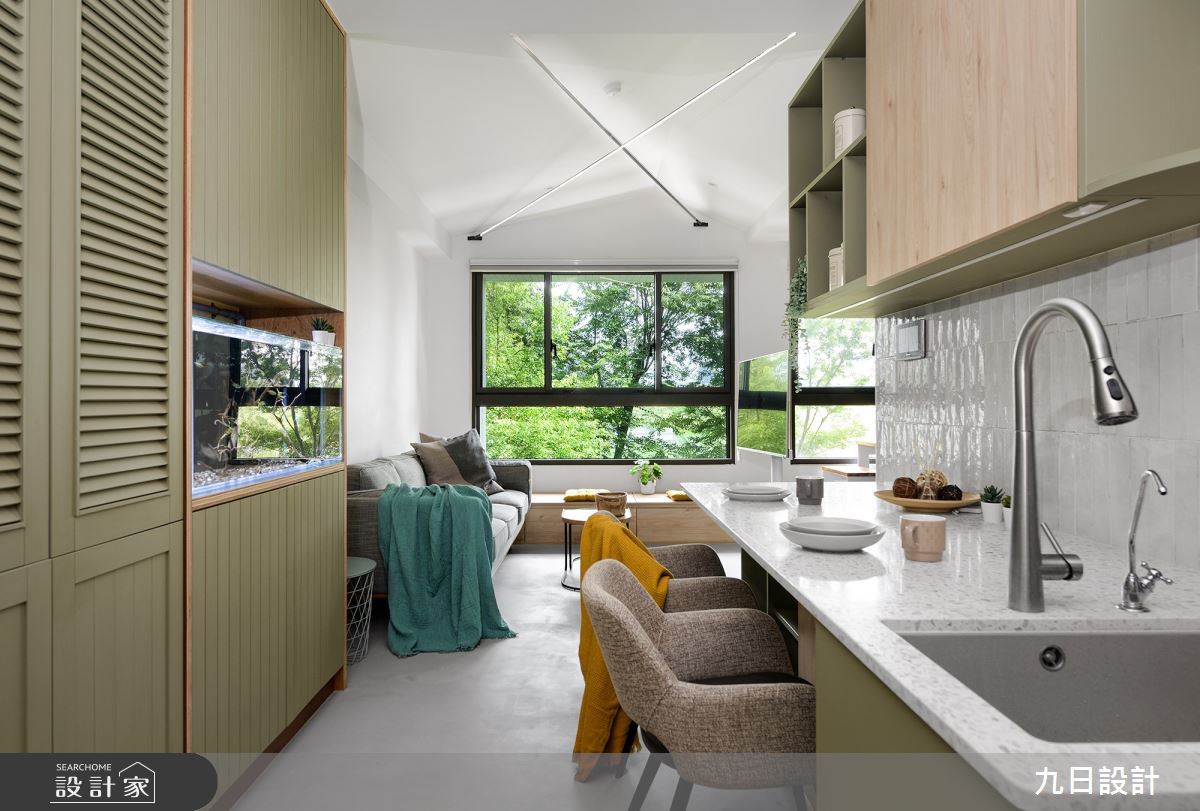 16坪新成屋(5年以下)＿混搭風玄關客廳餐廳案例圖片＿九日室內裝修設計＿九日_66之3