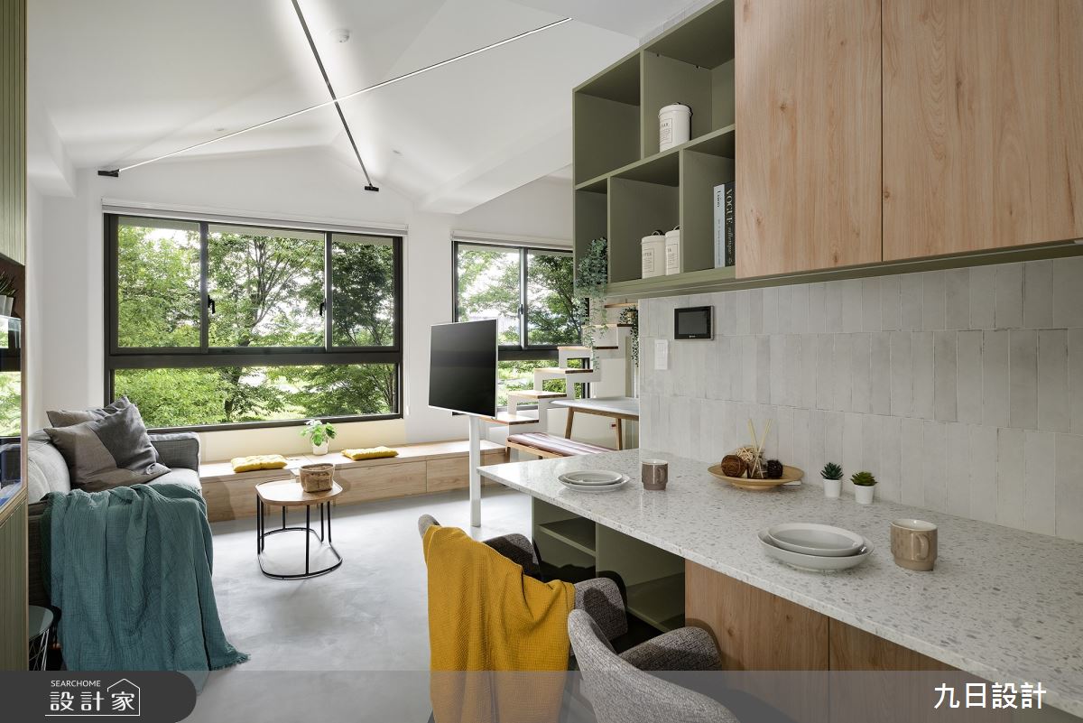 16坪新成屋(5年以下)＿混搭風客廳餐廳案例圖片＿九日室內裝修設計＿九日_66之5