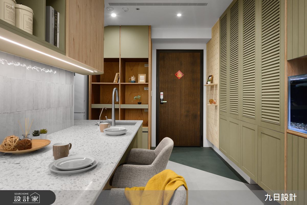 16坪新成屋(5年以下)＿混搭風玄關餐廳案例圖片＿九日室內裝修設計＿九日_66之2