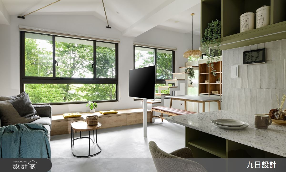 16坪新成屋(5年以下)＿混搭風客廳臥榻案例圖片＿九日室內裝修設計＿九日_66之8